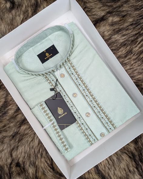 Elegance in Grey Embroidered