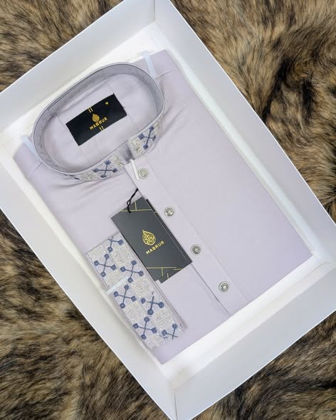 Elegance in Earth Tones: Men's Embroidered Panjabi