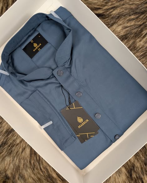 Classic Navy Blue Panjabi